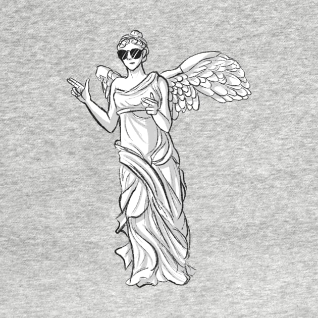 boujee winged victory by avercado-art